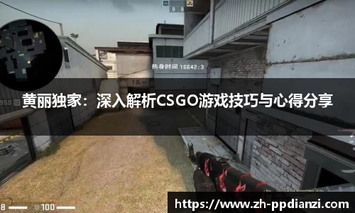 黄丽独家：深入解析CSGO游戏技巧与心得分享